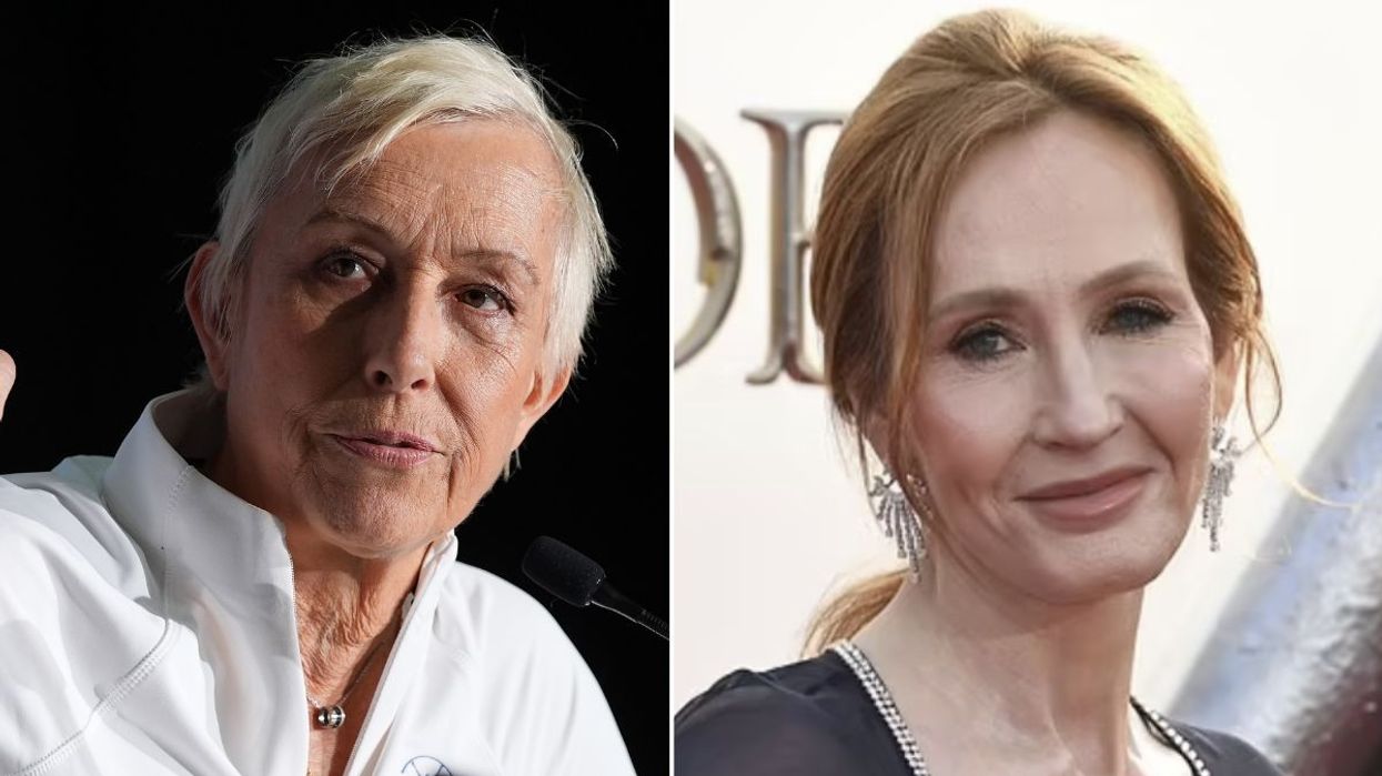 Martina Navratilova and JK Rowling