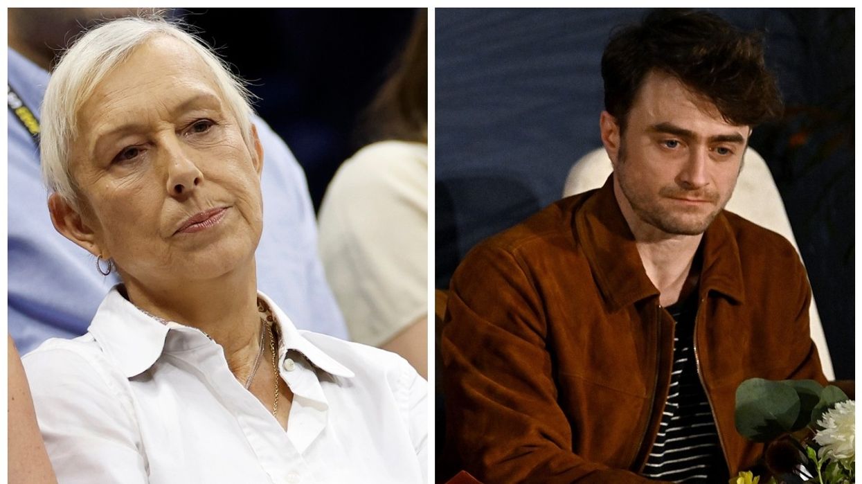 Martina Navratilova Daniel Radcliffe