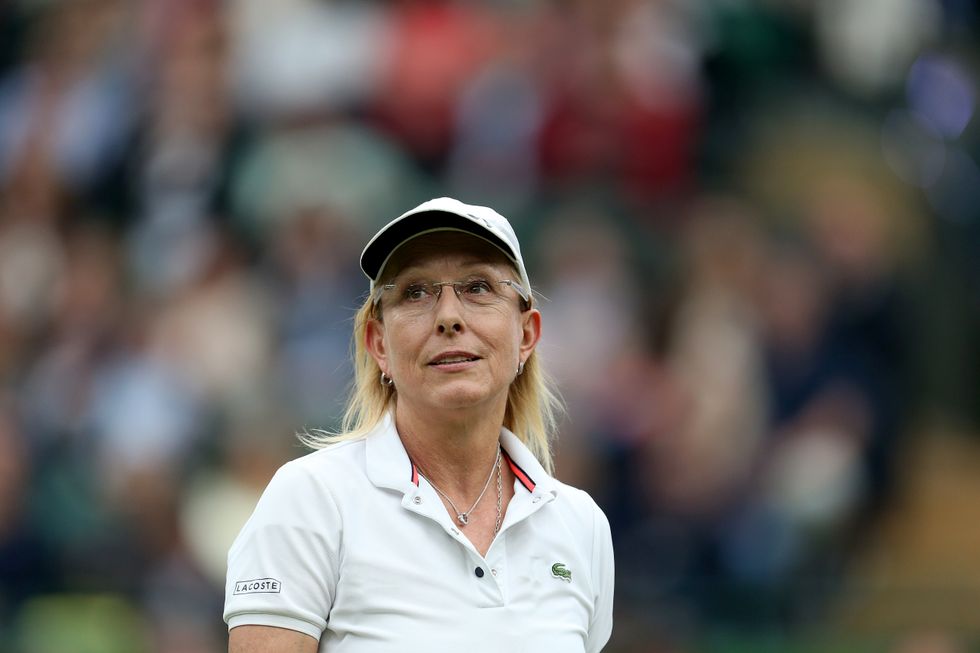 Martina Navratilova has been diagnosed with throat and breast cancers.