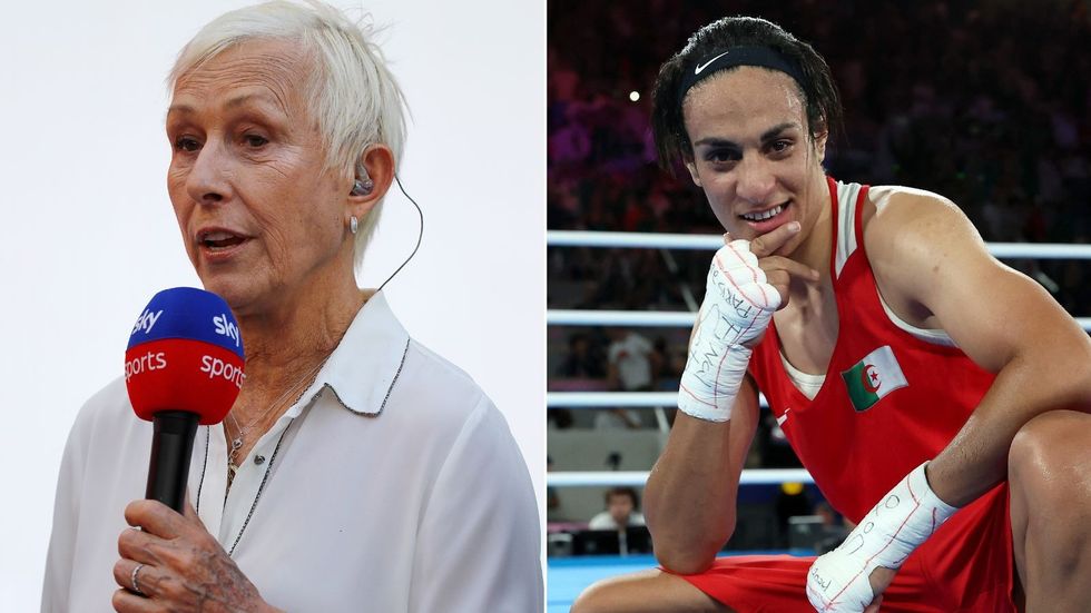 Martina Navratilova Imane Khelif