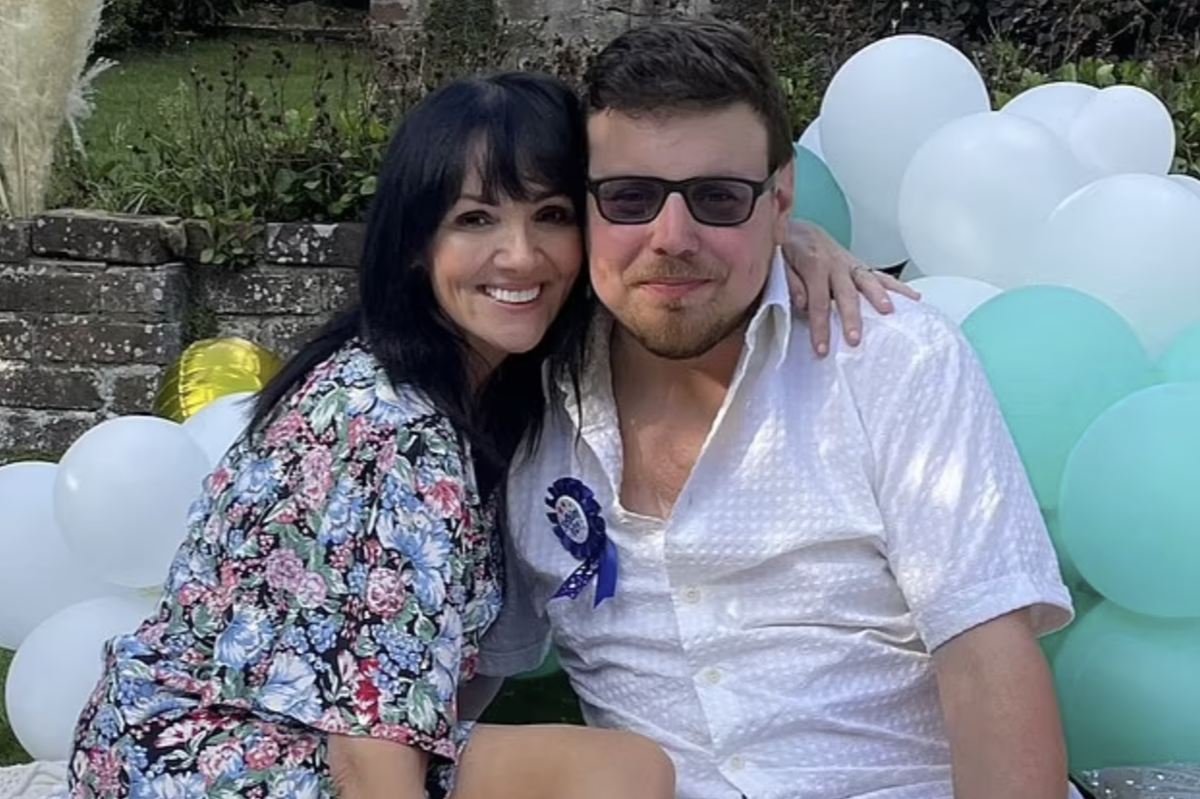 Martine McCutcheon and brother LJ