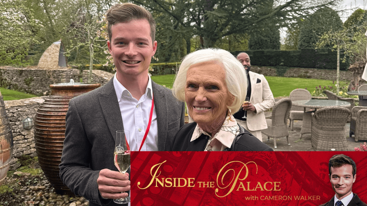 Mary Berry and Cameron Walker