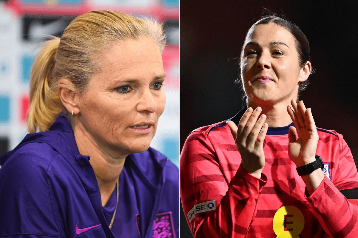 Mary Earps and Sarina Wiegman