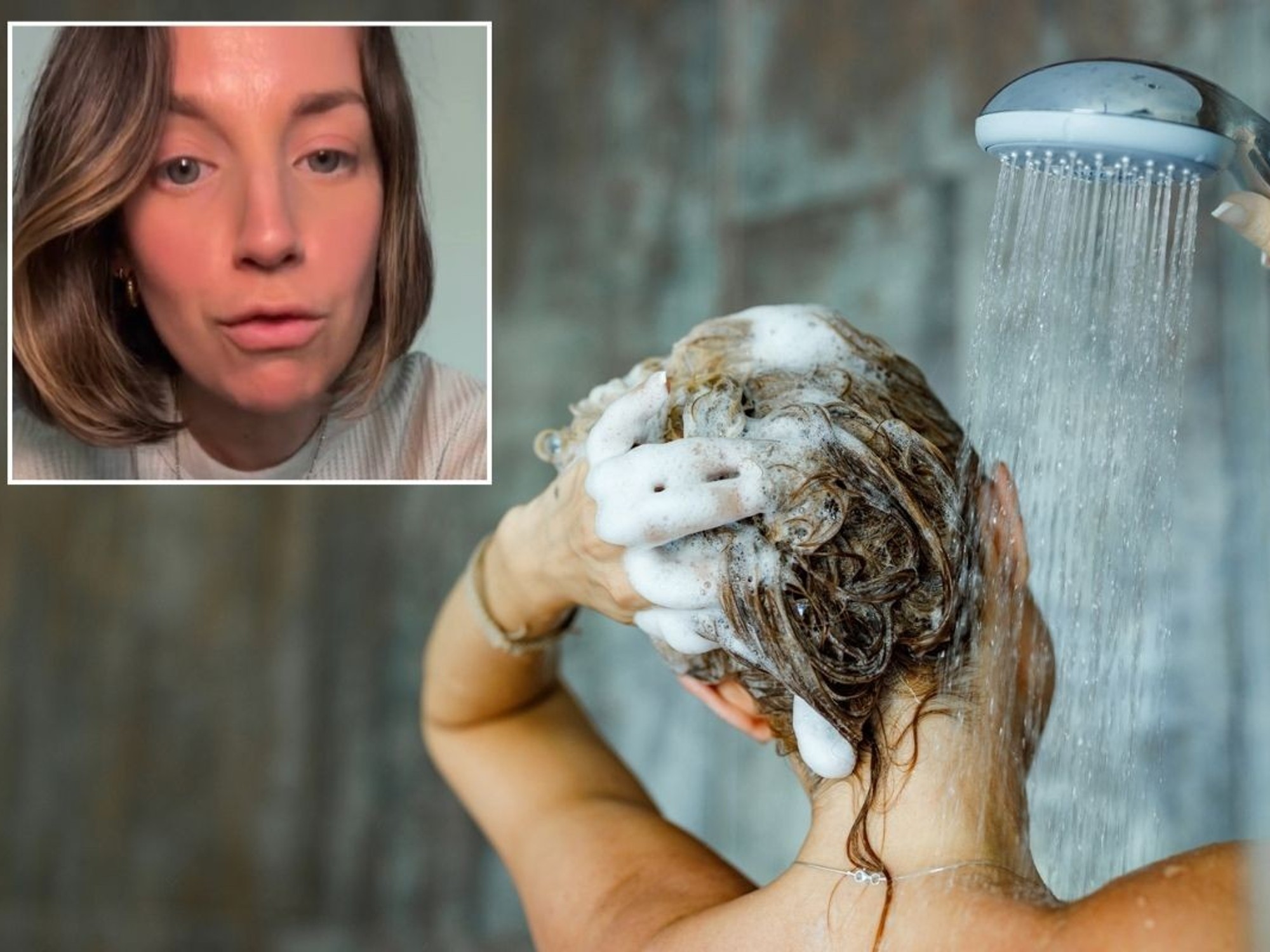 Mary / Woman washing her hair