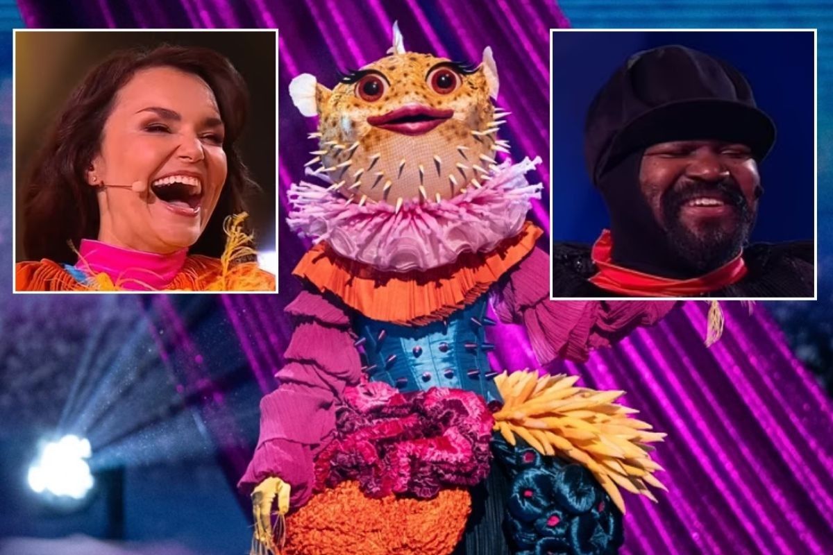 Masked Singer Samantha Barks and Gregory Porter