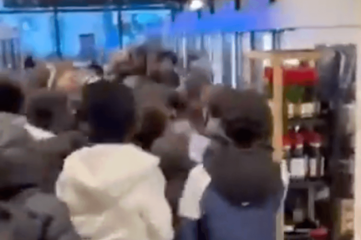 Masked youths rampage through Clapham