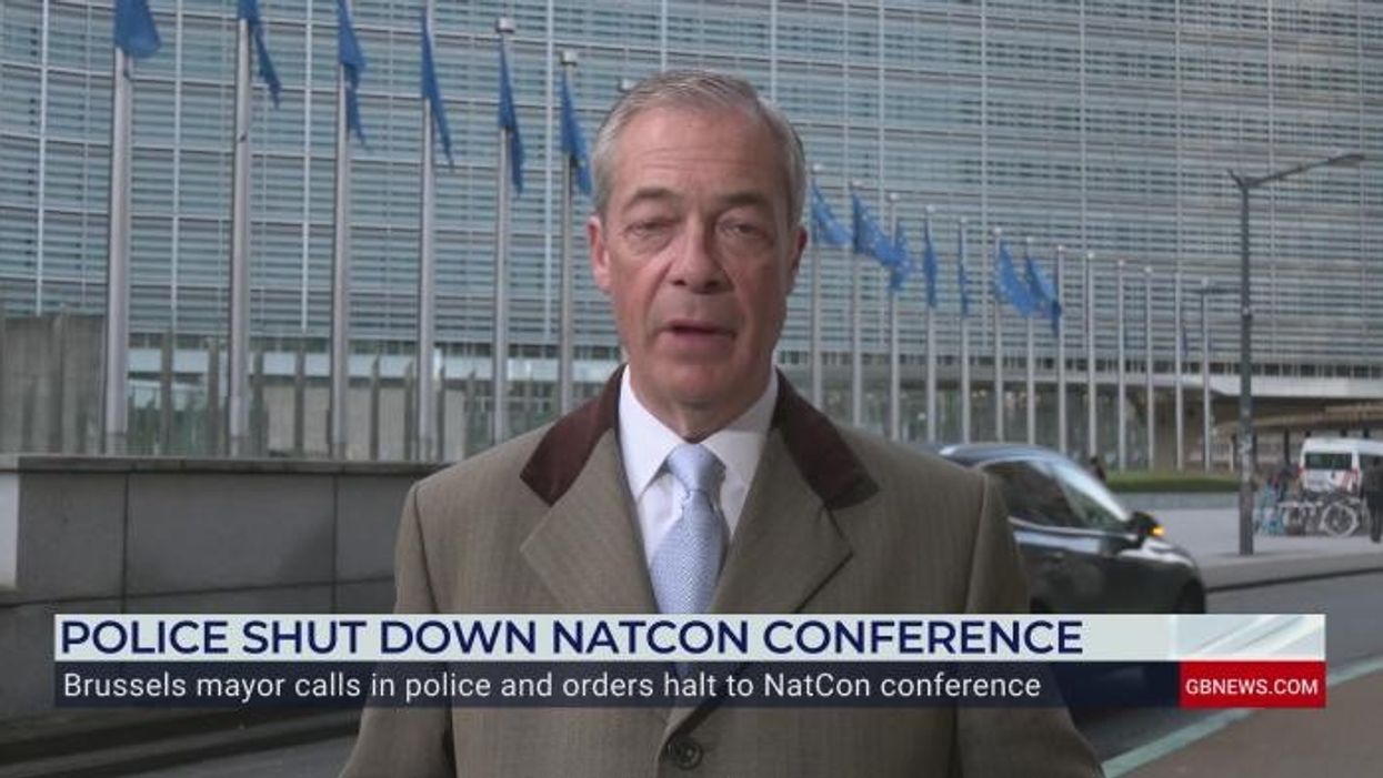 ‘Massive own goal for EU!’ Nigel Farage declares victory as NatCon conference to resume after ‘monstrous’ shut down