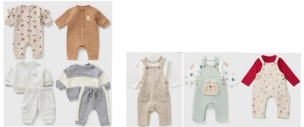 Matalan Dungarees, Rompers, and Sweater Sets