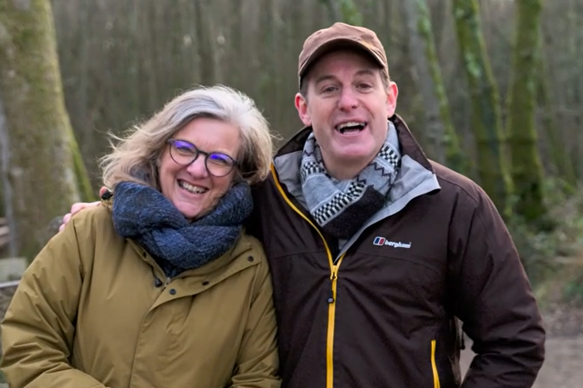 Matt Baker and Charlotte Smith