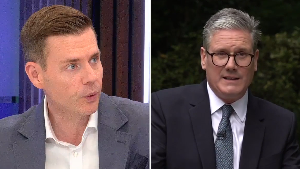 Matt Goodwin and Keir Starmer