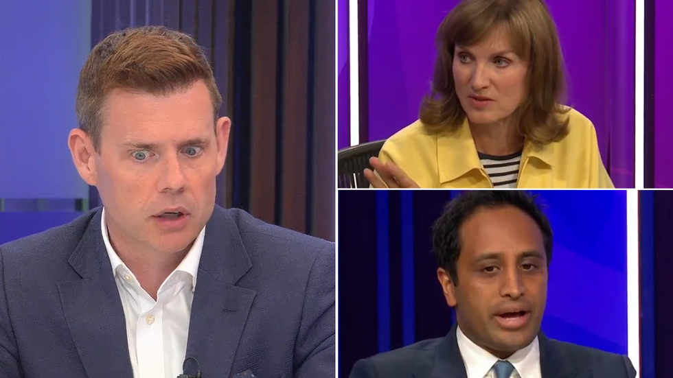 Matt Goodwin, Fiona Bruce and Zia Yusuf