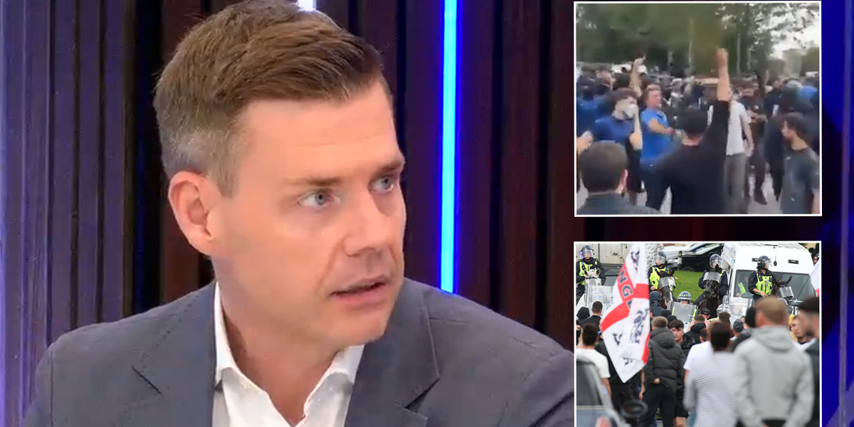 NextImg:UK riots ‘demonstrate multiculturalism isn’t working’ as Goodwin hits out at Labour’s response