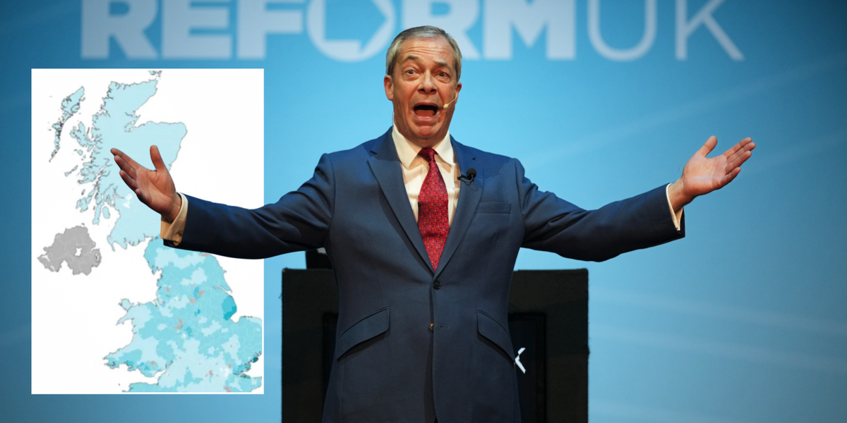 NextImg:'Huge upset!' Reform neck and neck with Labour in key heartland as party poised for 'impossible breakthrough'