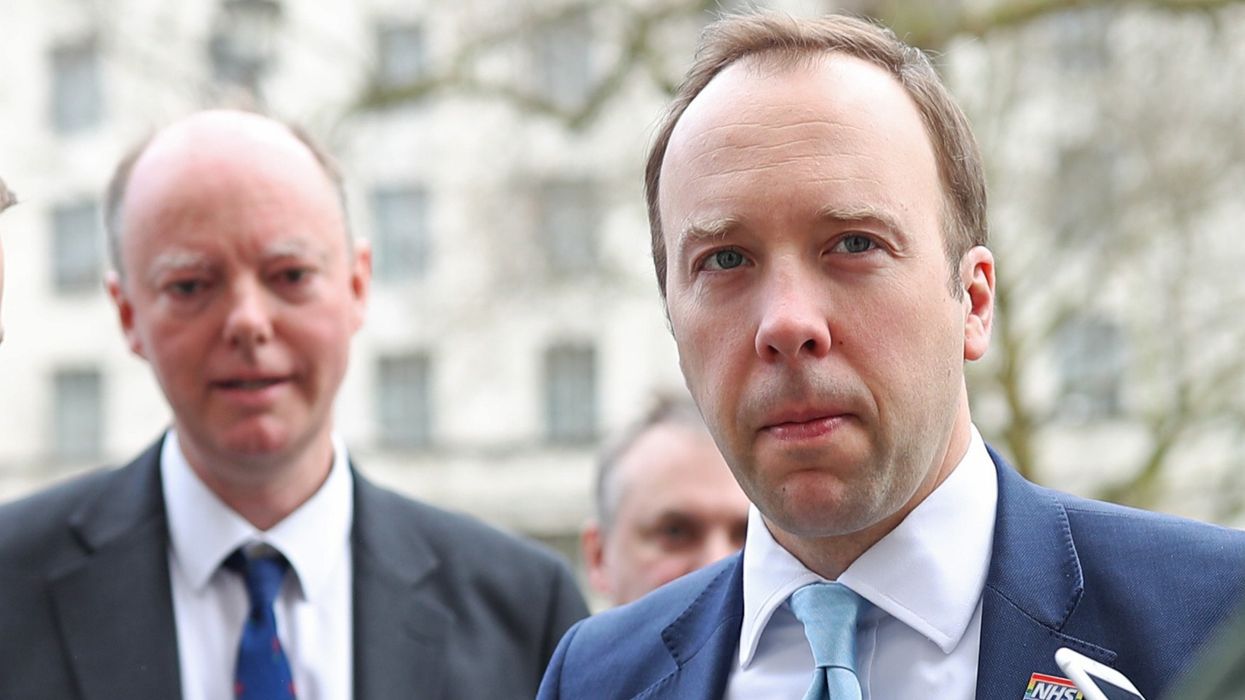 Matt Hancock and Professor Christ Whitty