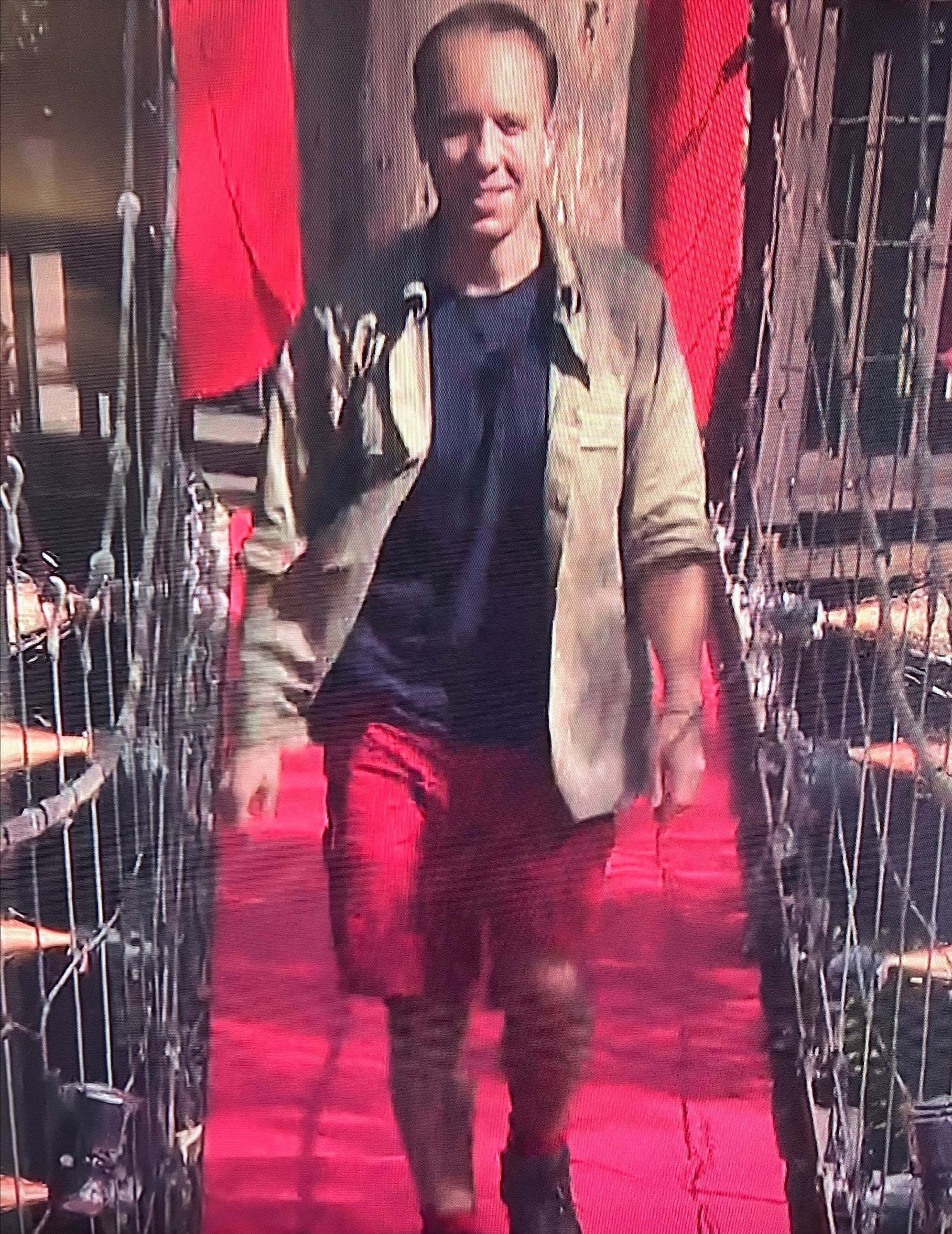 Matt Hancock's eyes lit up on the jungle bridge when he saw his 'amazing' lover waiting for him