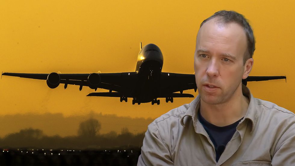 Matt Hancock's girlfriend has been spotted on her way to Australia