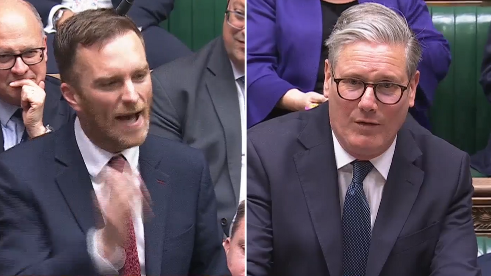 Matt Vickers and Keir Starmer