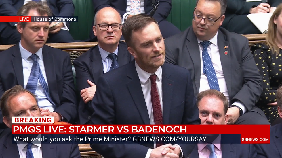 Matt Vickers questions the PM in the Commons
