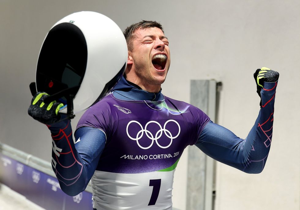 Matt Weston made history in Britain by becoming the first British male to win gold in skeleton
