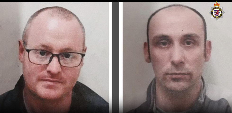 Matthew Armstrong (L) and Daniel Washbourne (R)