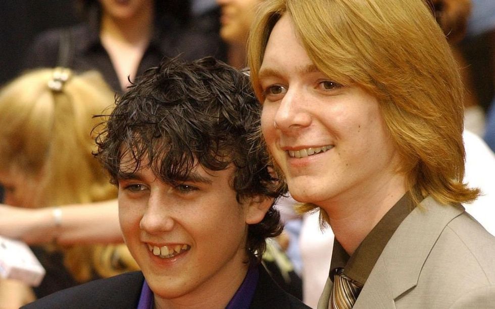 Matthew Lewis and James Phelps in 2004