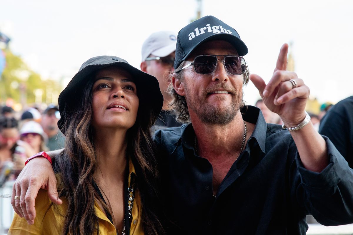 Matthew McConaughey and wife Camila Alves
