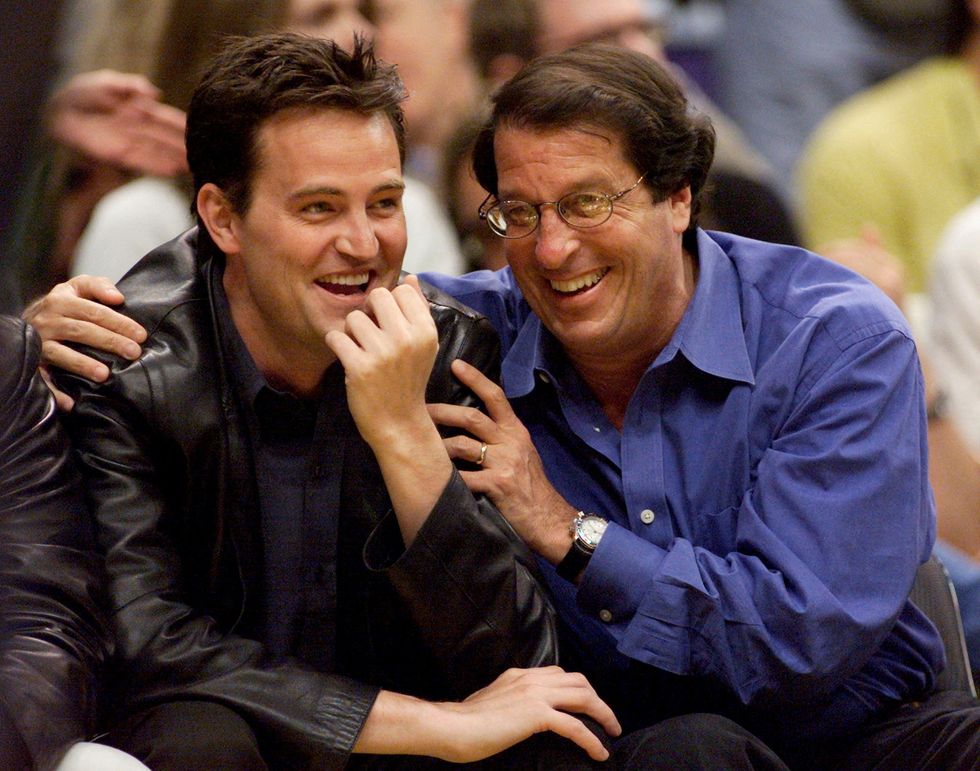 Matthew Perry and Peter Roth