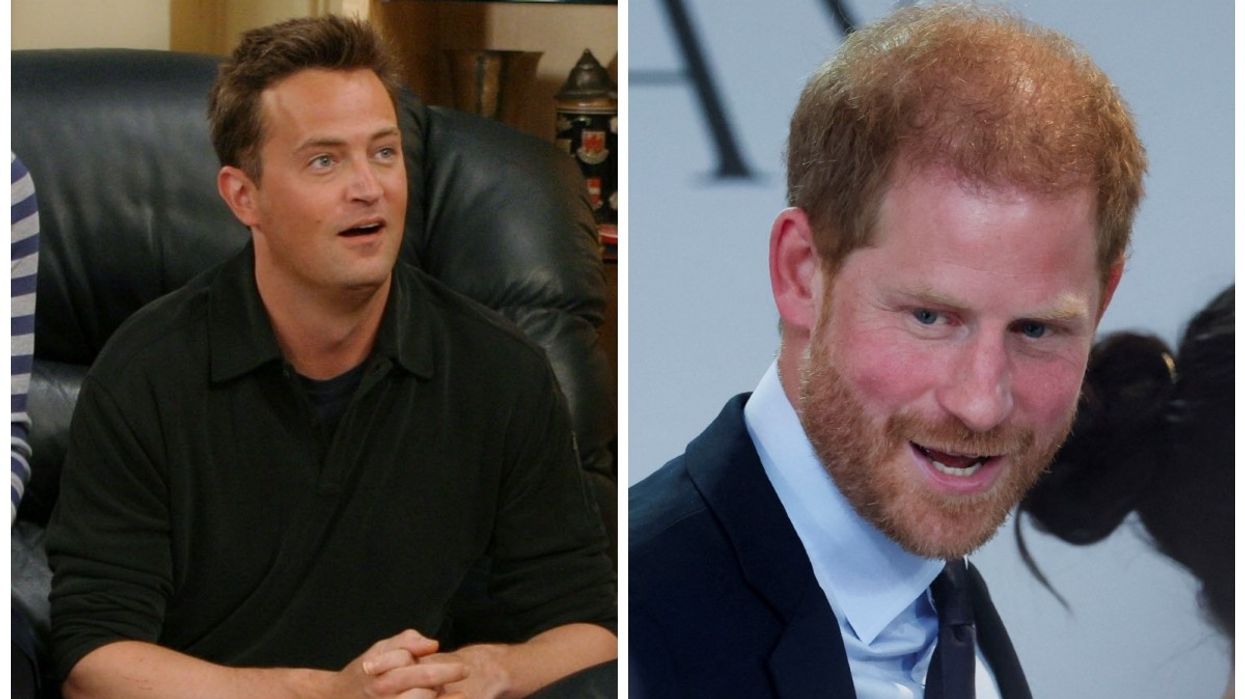 Matthew Perry and Prince Harry