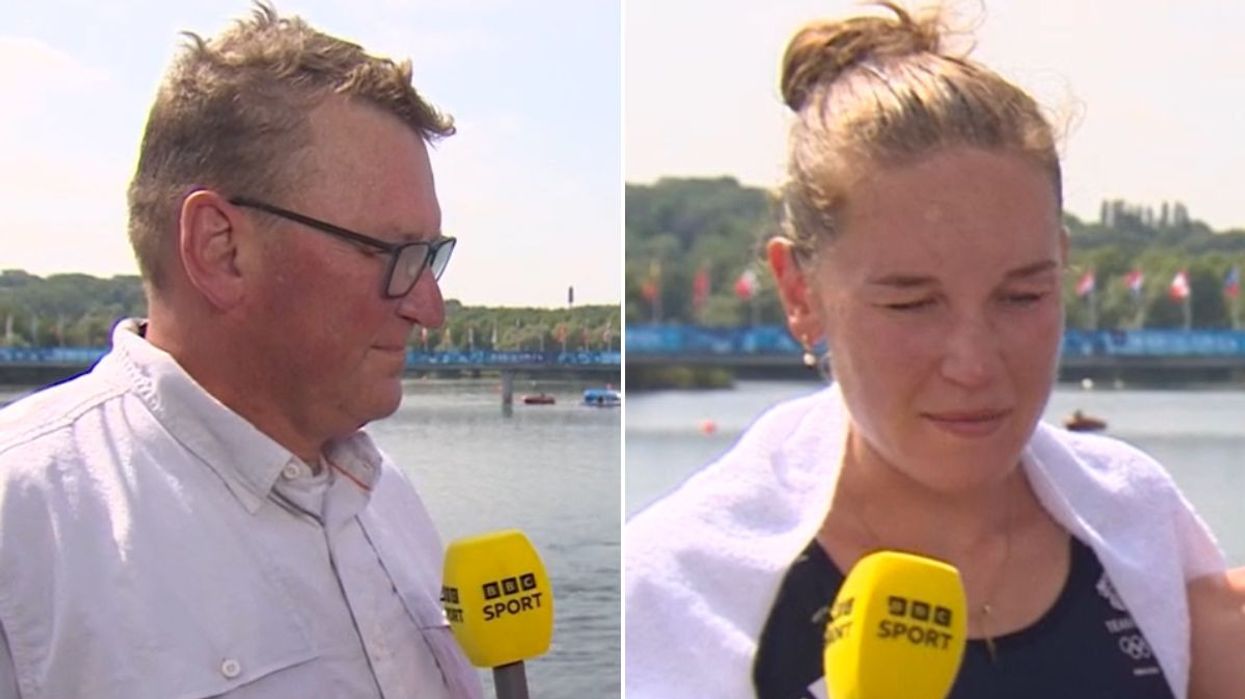 Matthew Pinsent and Esme Booth