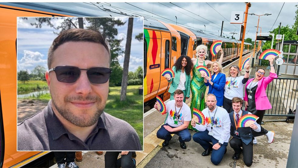 Matthew Toomer/West Midlands Pride train 2024