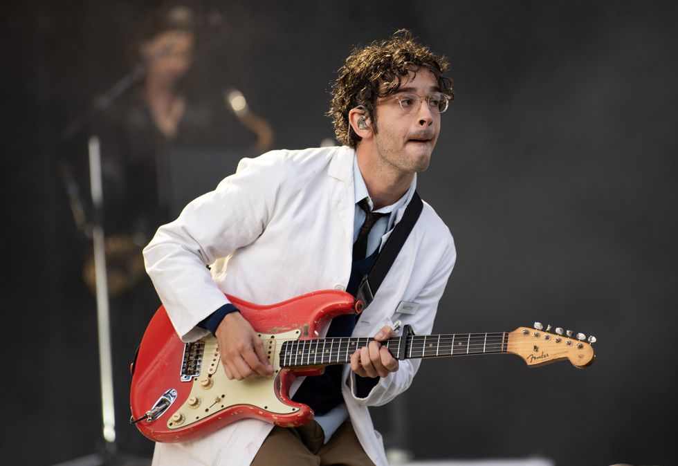 Matty Healy performs