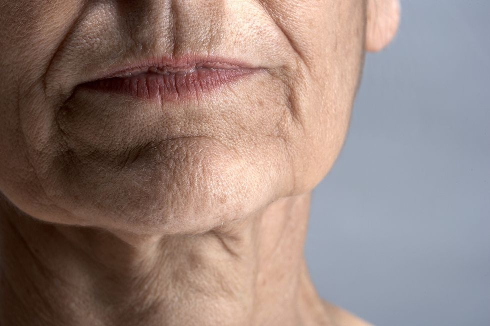 Mature women with jowls