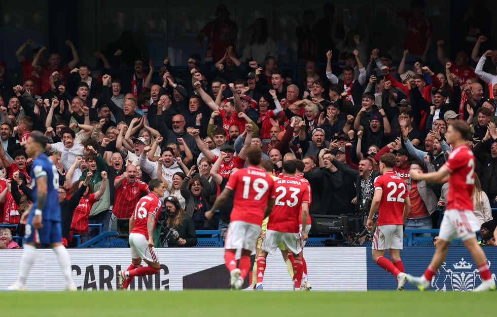Cole Palmer foi negado por Matz Selz de 12 jardas na vitória do Nottingham Forest sobre o Chelsea