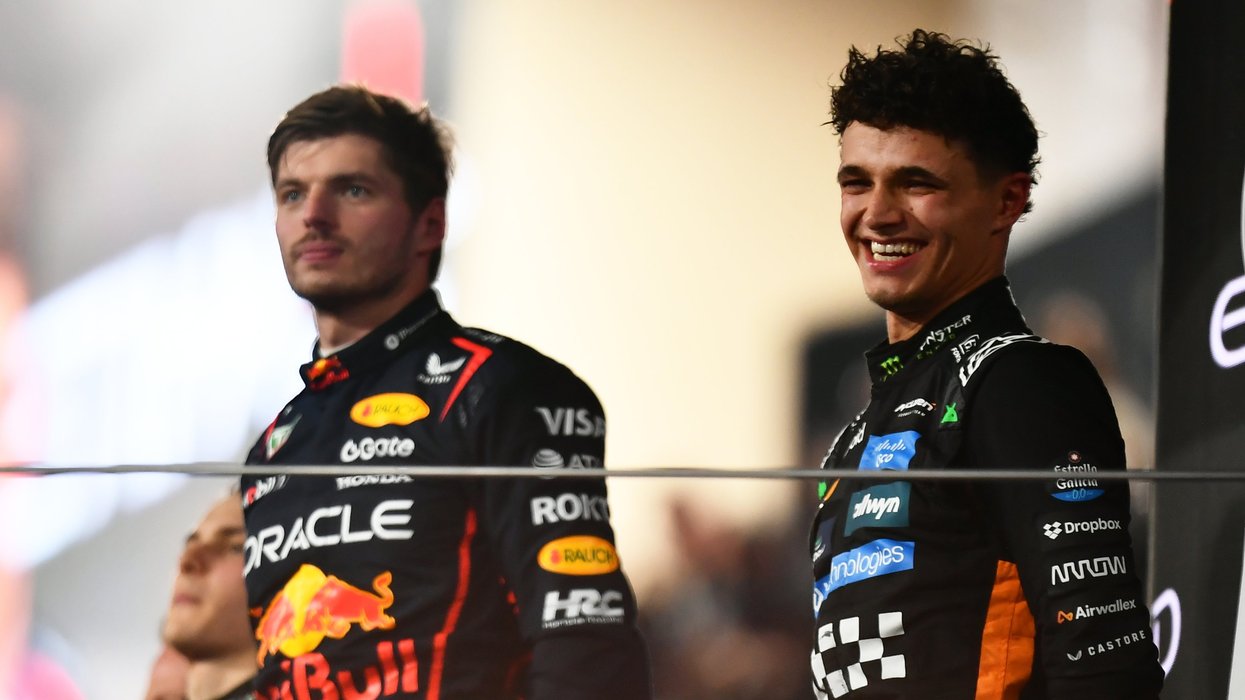 Max Verstappen and Lando Norris