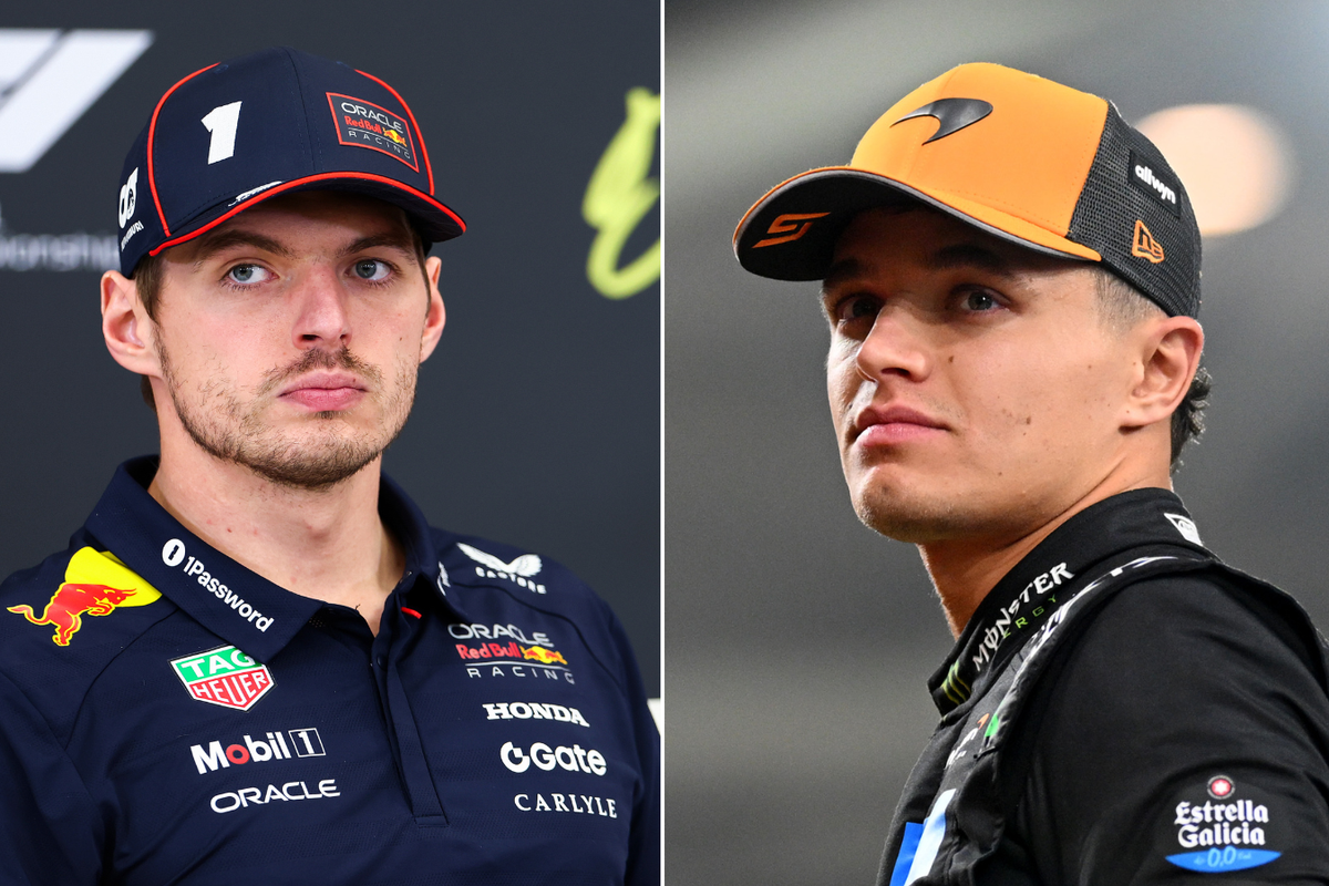 Max Verstappen and Lando Norris