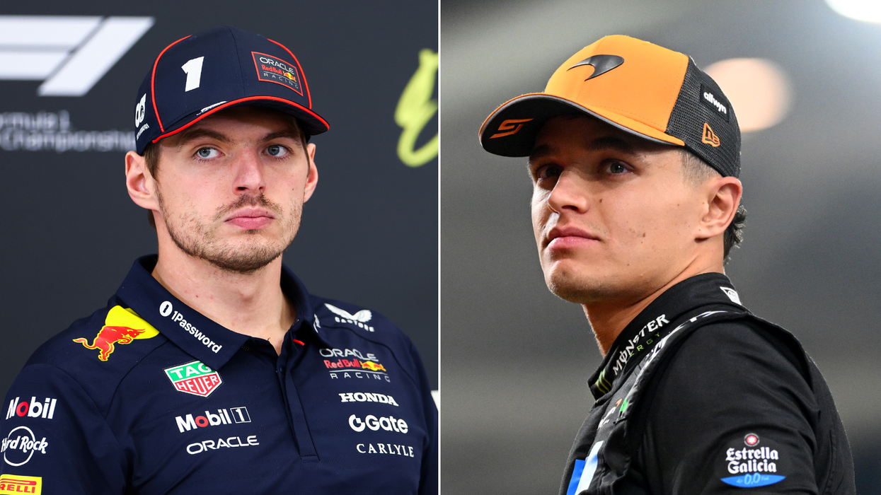Max Verstappen and Lando Norris