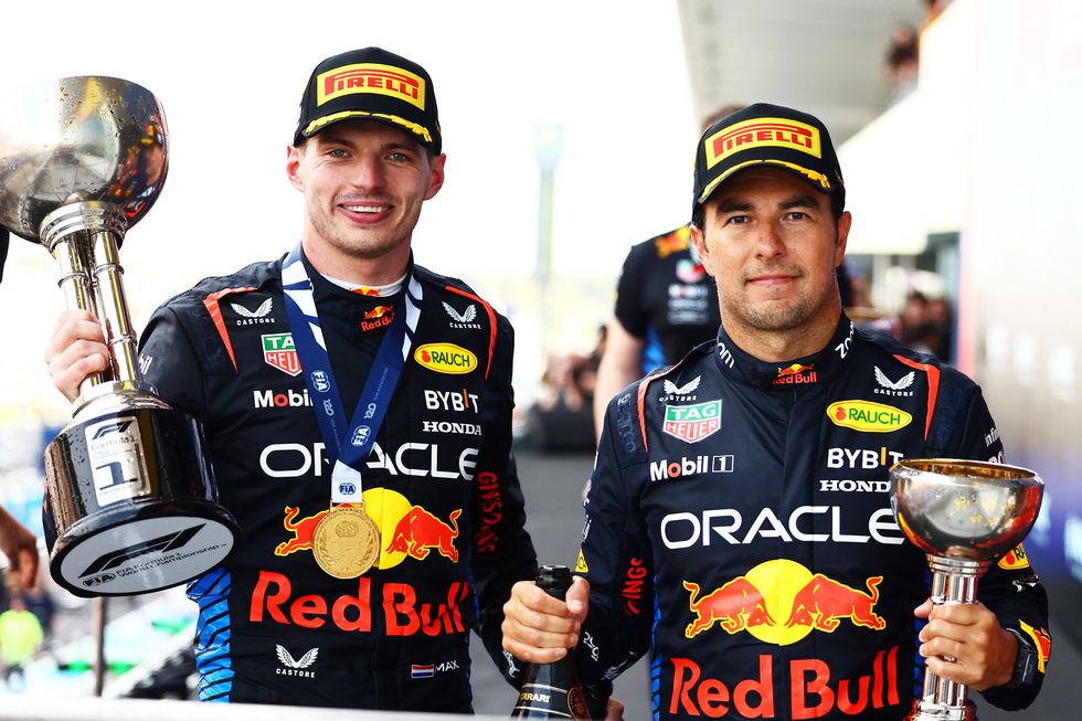 Max Verstappen and Sergio Perez