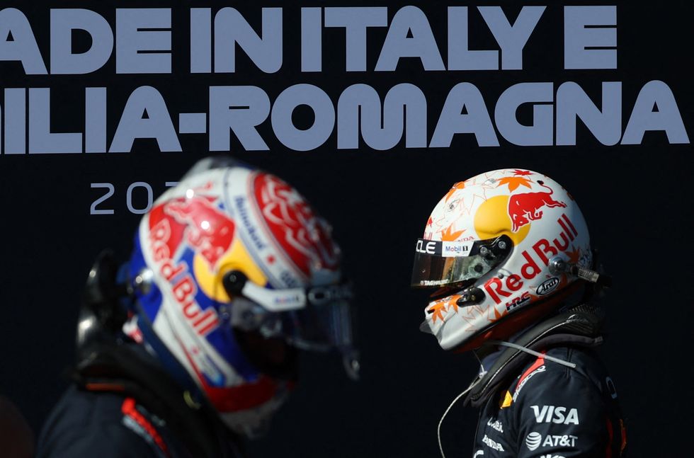 Max Verstappen and Yuki Tsunoda