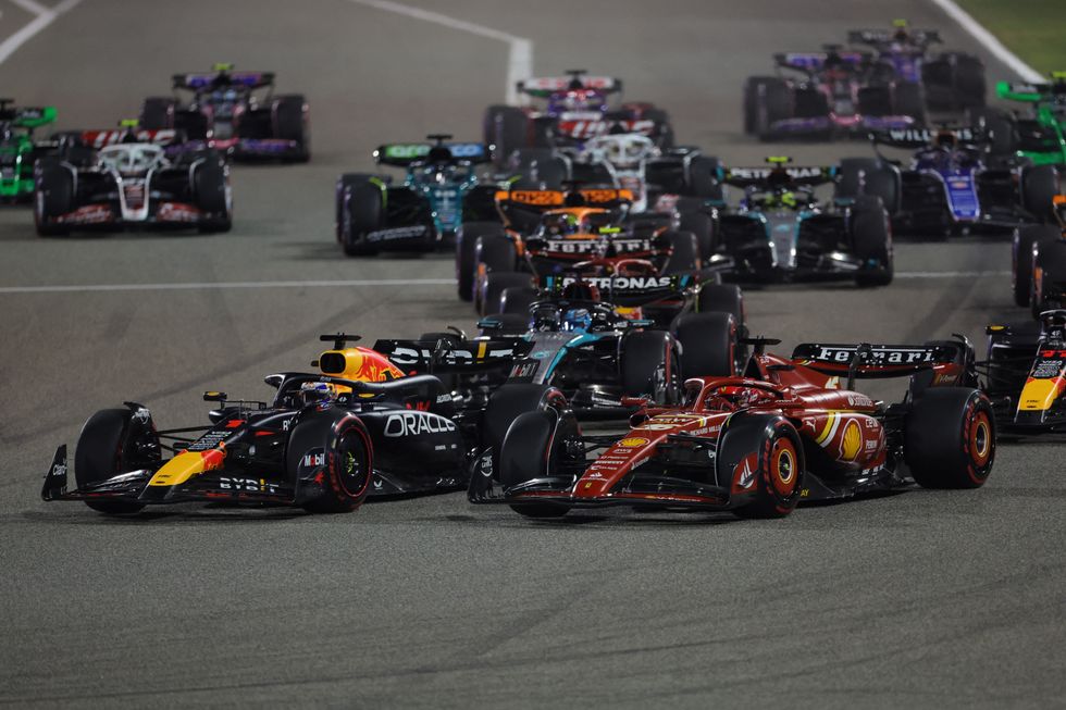 Max Verstappen avoided trouble on the first lap
