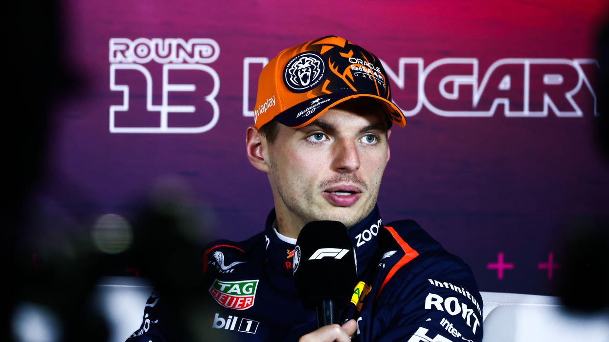 Max Verstappen crashed with Lewis Hamilton in Hungary