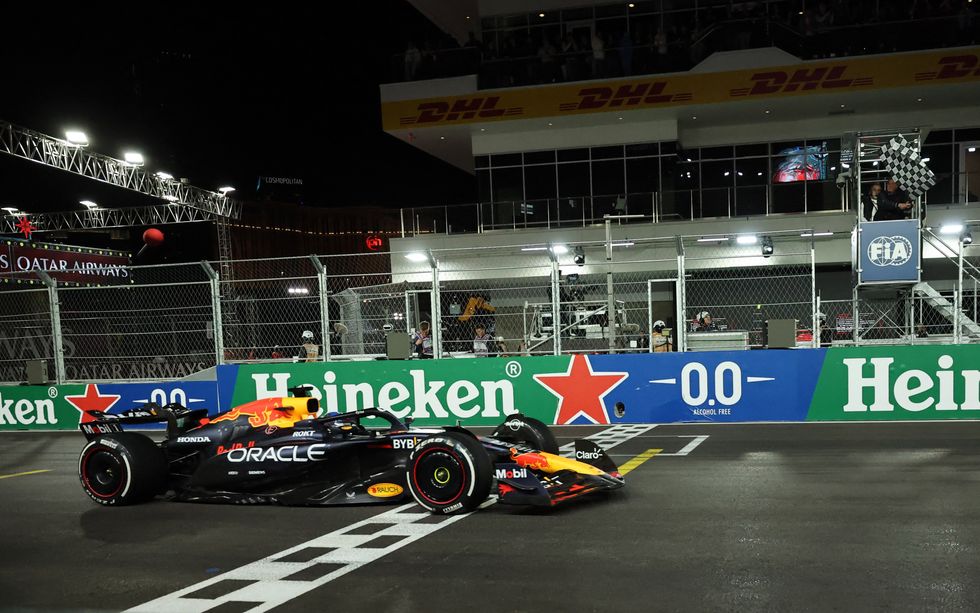 Max Verstappen crossed the line in fifth