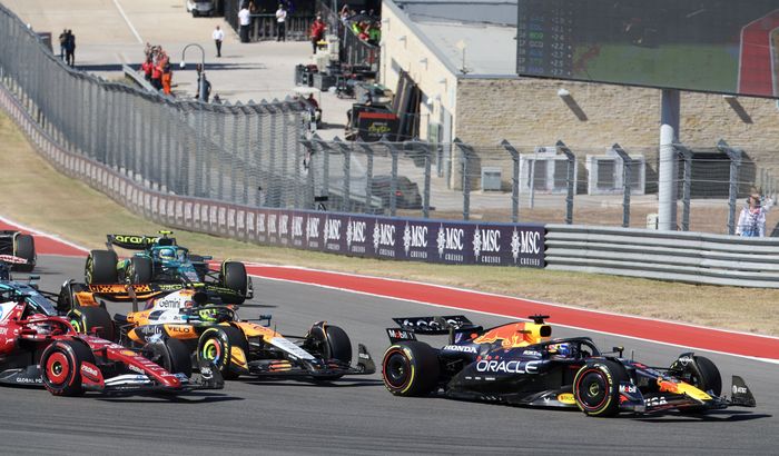 Max Verstappen dominated the US Grand Prix, winning the race for a record seventh time