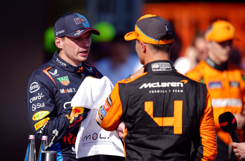 Max Verstappen managed to hold off Lando Norris