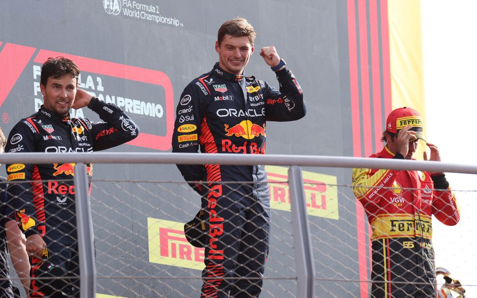 Max Verstappen Sergio Perez F1 Italian Grand Prix