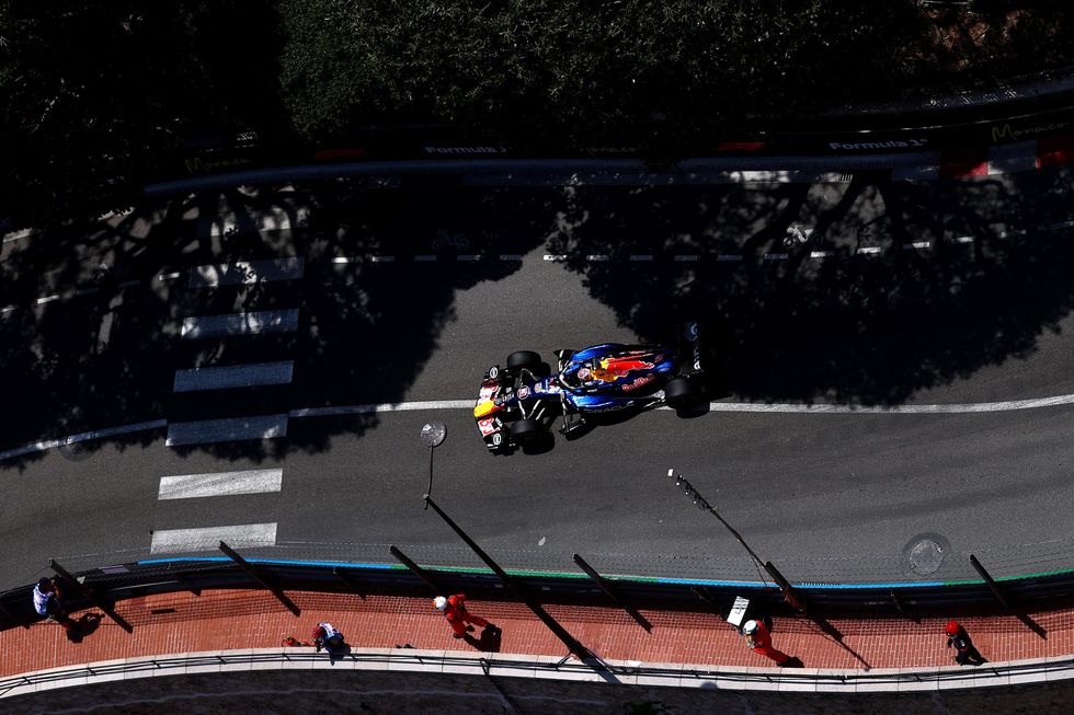Max Verstappen stalled at the start of the Monaco Grand Prix