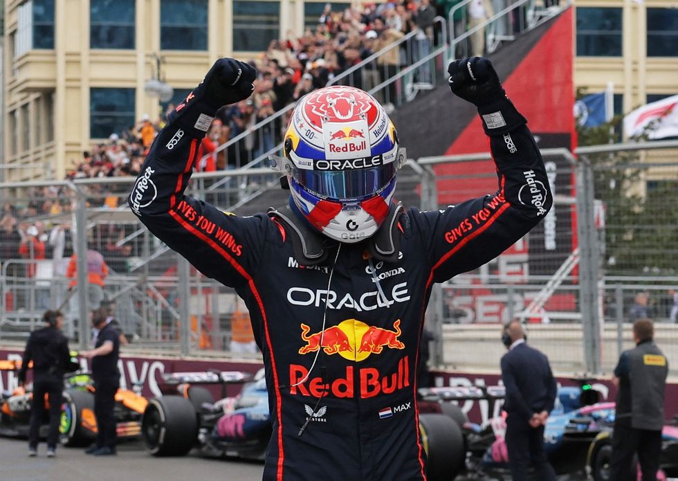 Max Verstappen steamrolled to victory in Baku ahead of George Russell and Carlos Sainz