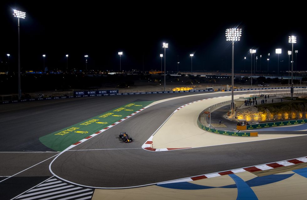 Max Verstappen was in a race all on his own