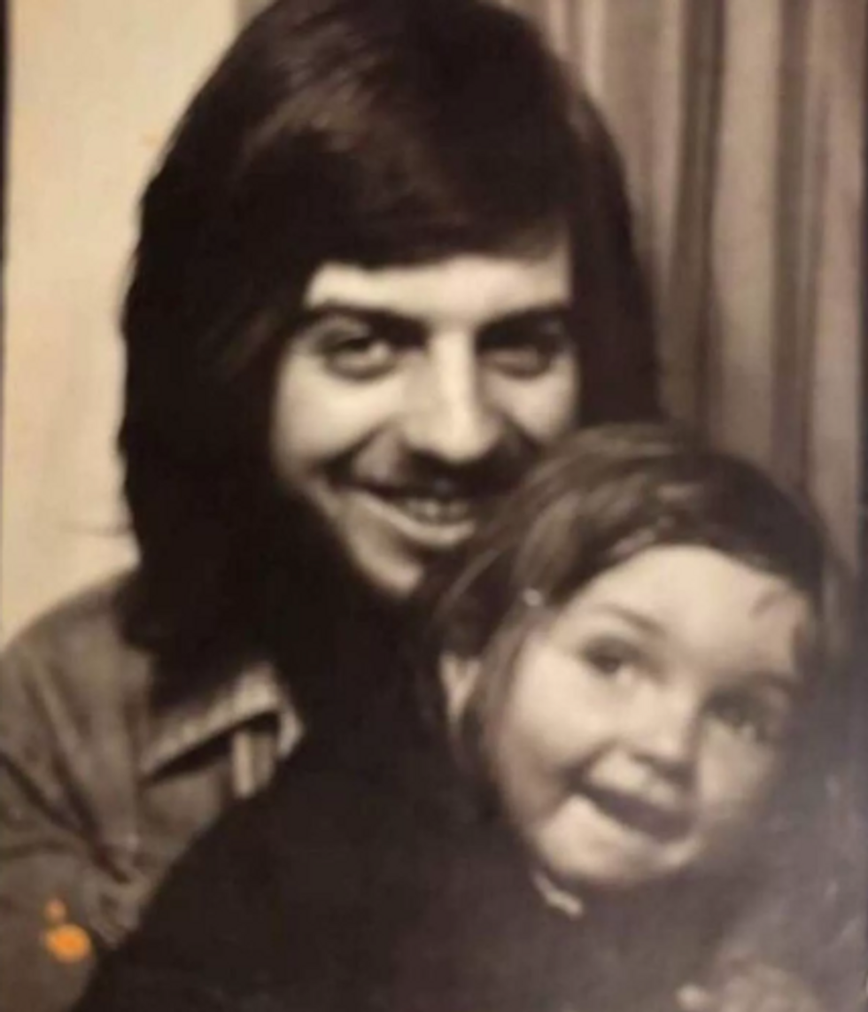 Maxine Tilbury and her father