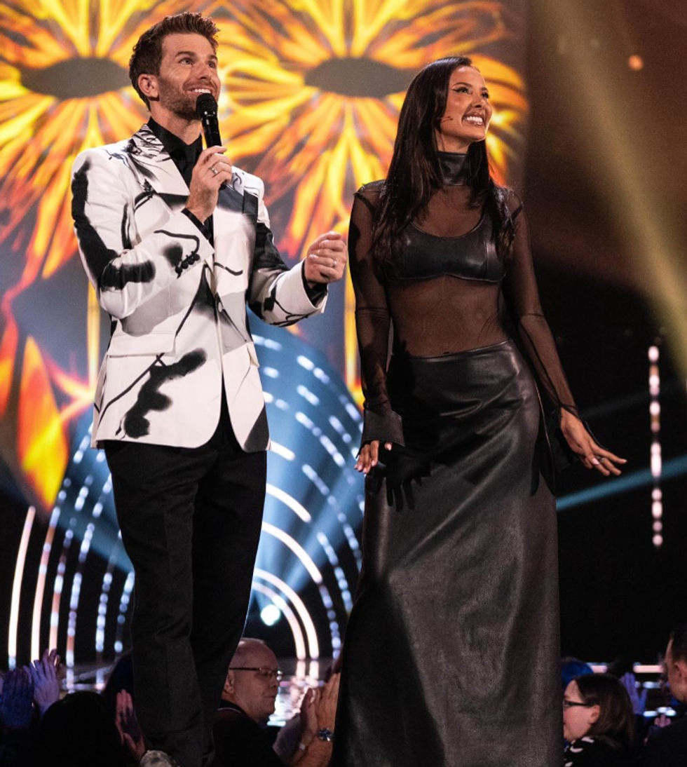 Maya Jama and Joel Dommett