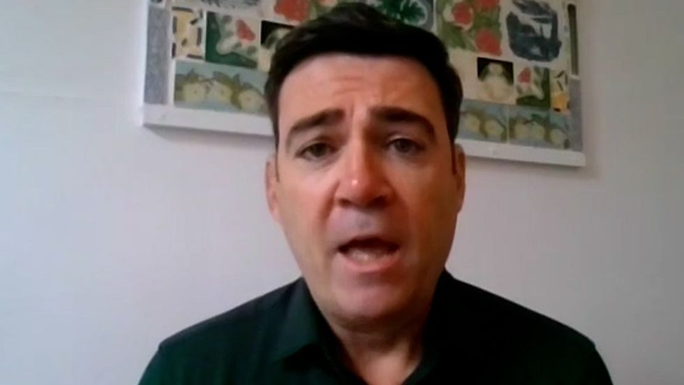 Mayor of Greater Manchester Andy Burnham